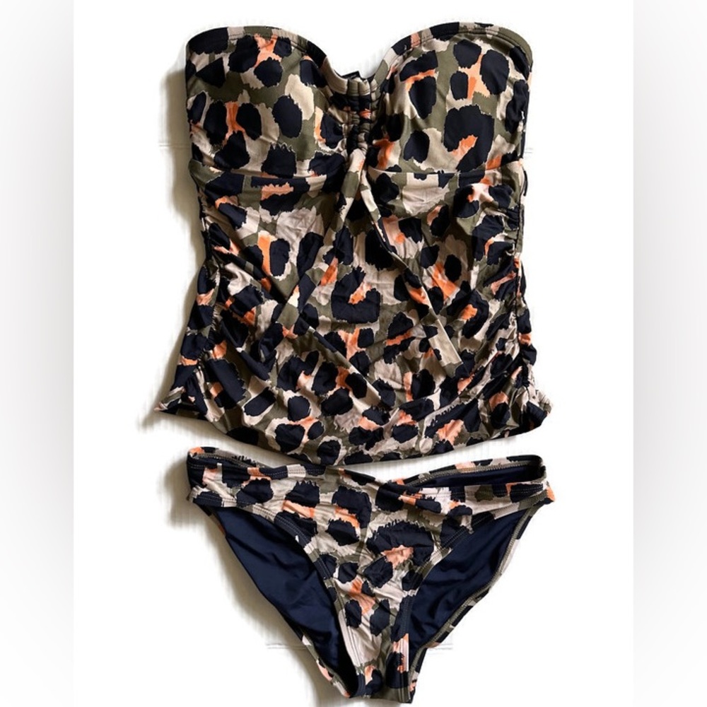 DKNY Leopard Tankini size Small